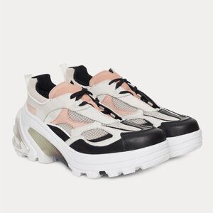 1017 ALYX 9SM two-tone low-top sneakers pink black metal trainers shoes 40 10